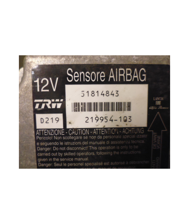 Centralina airbag 51814843...